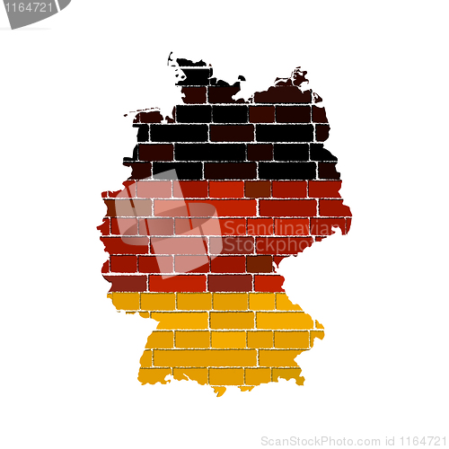 Image of Grunge germany map