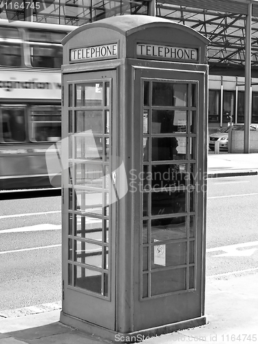 Image of London telephone box