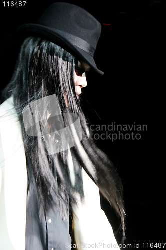 Image of Goth model