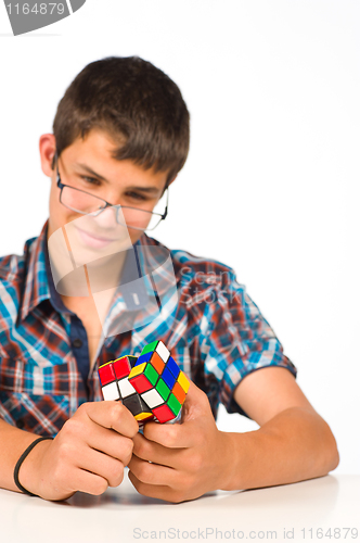 Image of Nerd playing