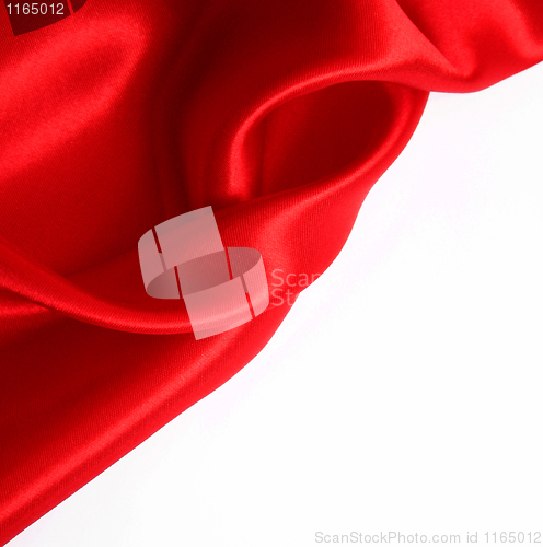 Image of Smooth Red Silk can use as background 