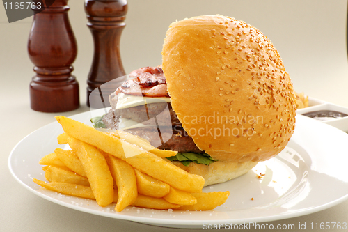 Image of Fries And Burger