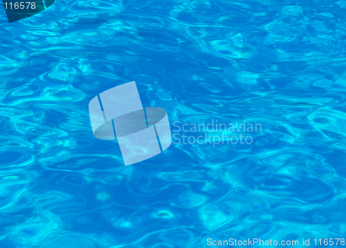 Image of clear blue water background