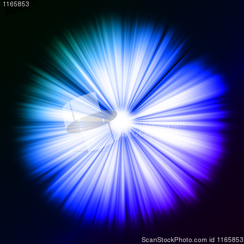Image of Colorful Beams of light: shining star