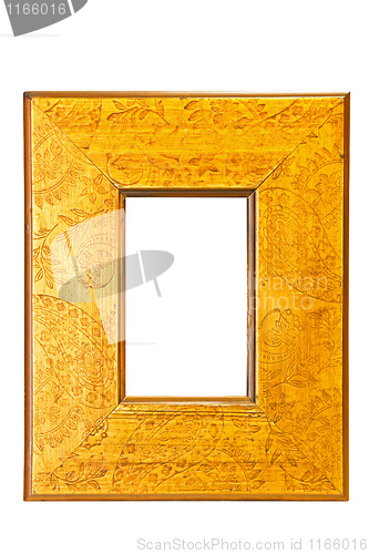 Image of Old yellow frame