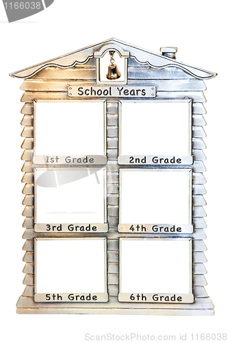 Image of School years frame