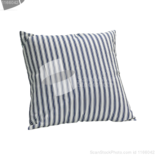 Image of Blue straps pillow