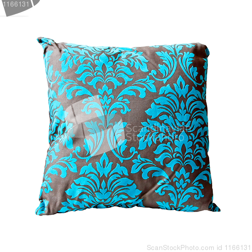 Image of Blue ornament pillow