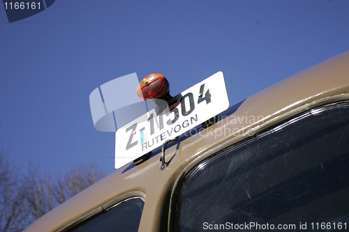 Image of Old License Plate