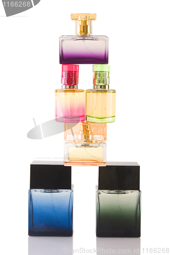 Image of Perfume in glass bottles 