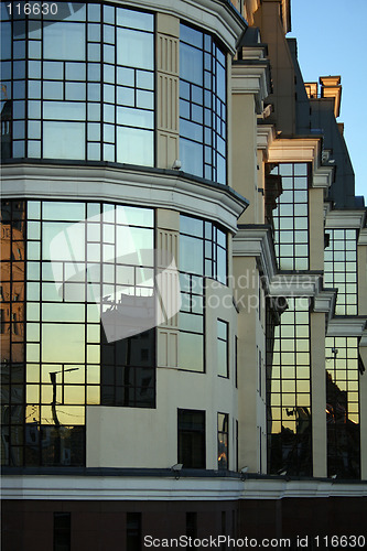 Image of reflection in windows