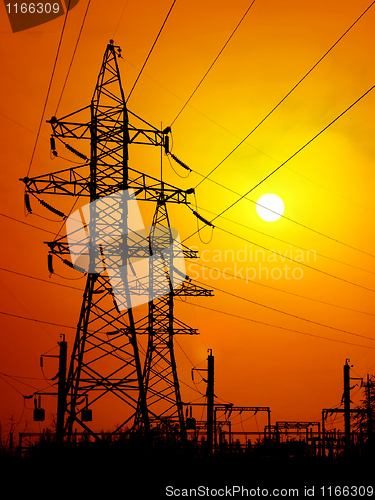 Image of Energy towers.