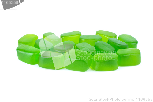 Image of Some green fruit jellies