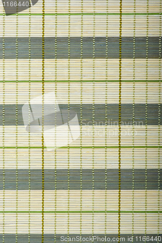 Image of Abstract background: Green bamboo stick straw mat