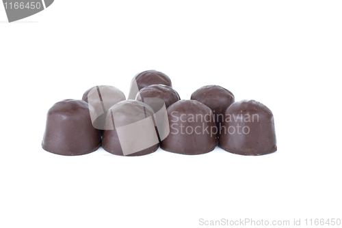 Image of Some round chocolate candies