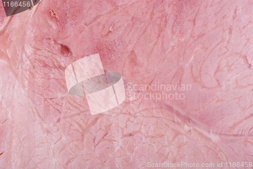 Image of Close-up shot of gammon chunk