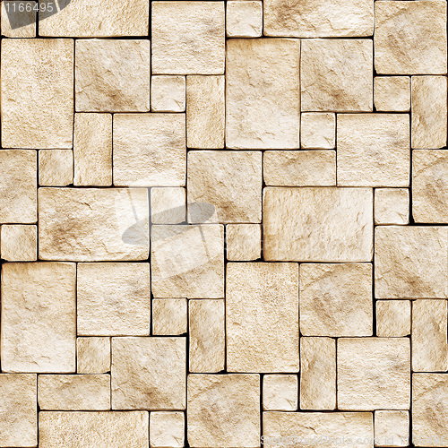 Image of Stony wall seamless background.