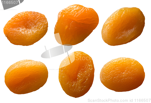 Image of Dried apricots.