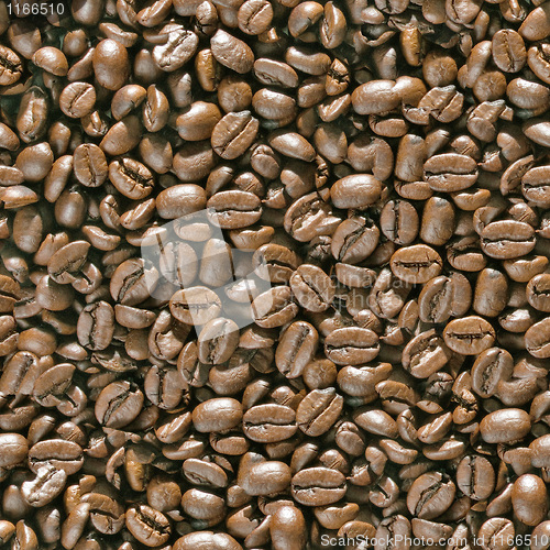 Image of Coffee beans seamless background.