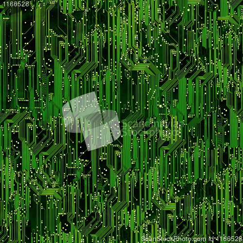 Image of Circuit board seamless background.