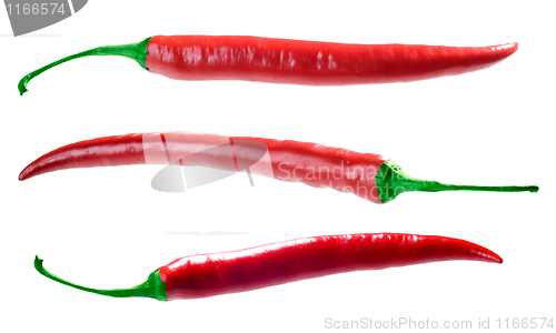 Image of Red hot chilli peppers.