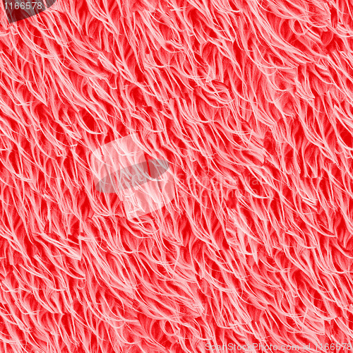 Image of Red fur seamless background.
