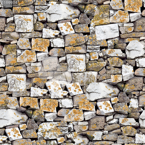 Image of Seamless stony wall background.