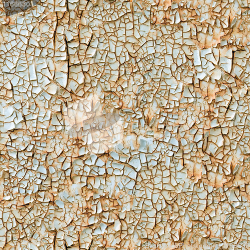 Image of Cracked paint seamless background.