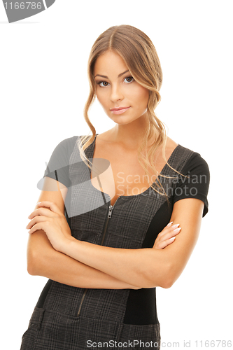 Image of lovely woman in elegant dress