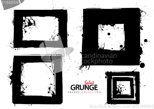 Image of Grunge square collection