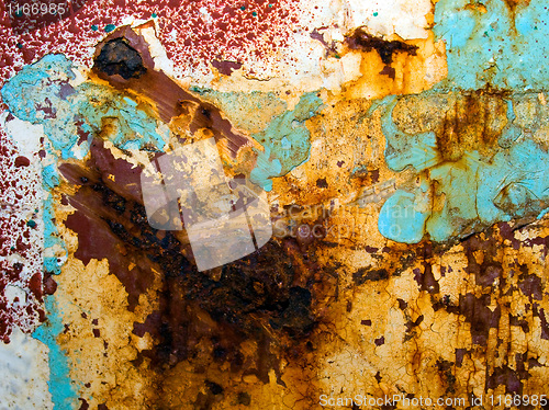 Image of Rusted metal.