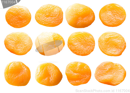 Image of Dried apricots set.
