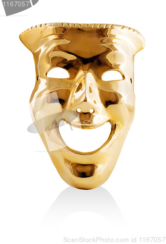 Image of Golden mask.