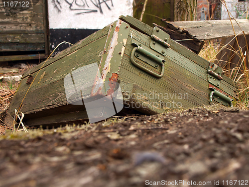 Image of Old ammunition box