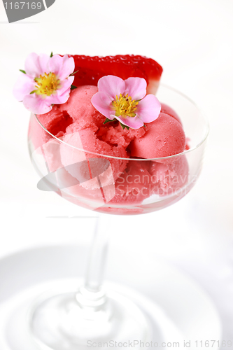 Image of Strawberry sorbet 