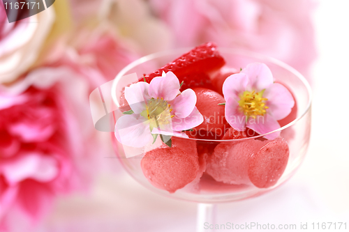 Image of Strawberry sorbet 