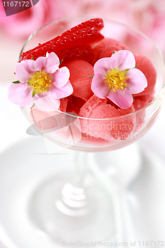 Image of Strawberry sorbet 