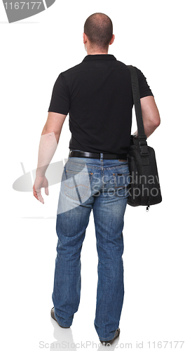 Image of man with bag
