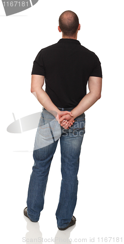 Image of man rear view