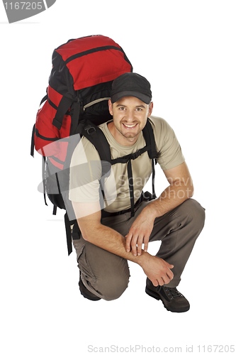 Image of young backpacker