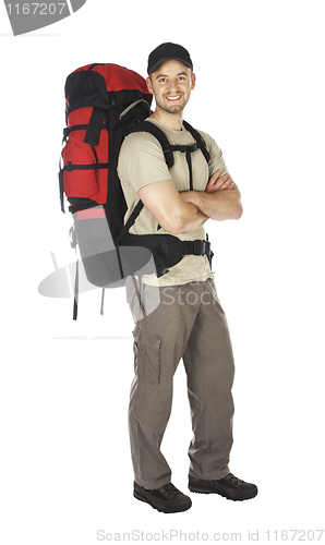 Image of travel man background