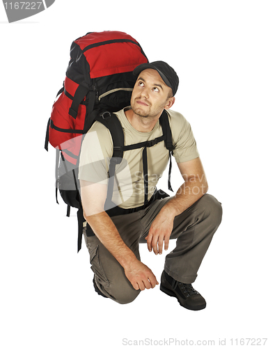 Image of travel man background