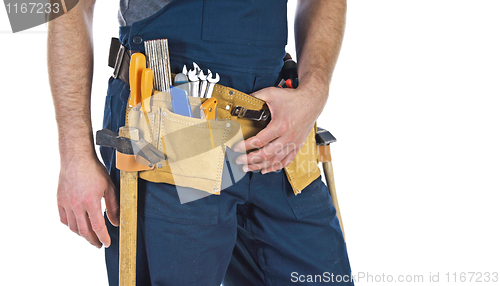 Image of toolbelt detail