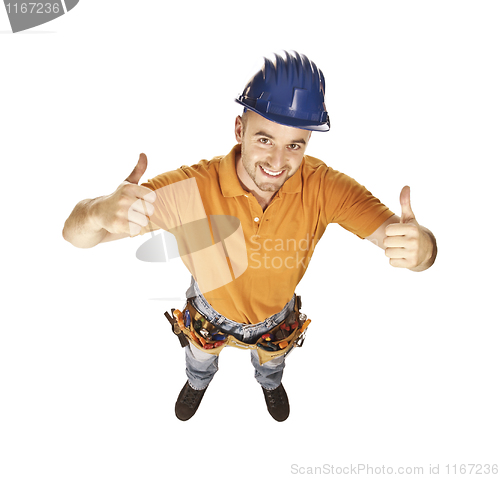Image of positive manual worker