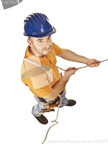 Image of confident handyman