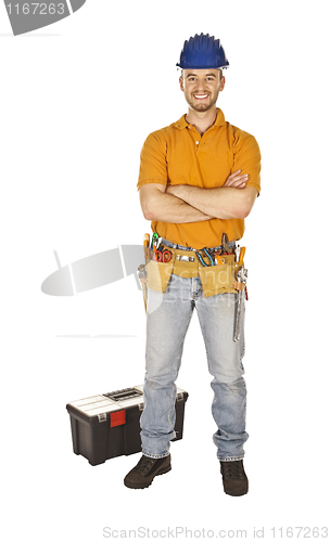 Image of standing worker