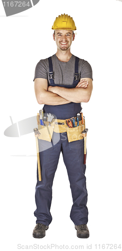 Image of confident young handyman