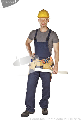 Image of smiling manual worker