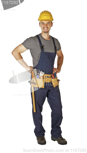 Image of isolated handyman 