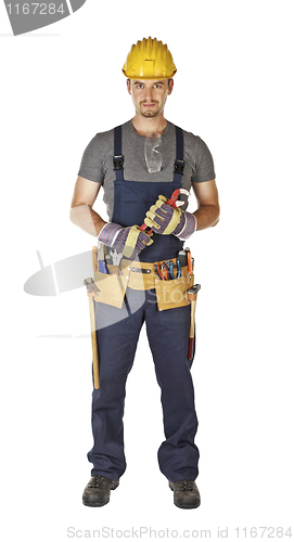 Image of confident handyman